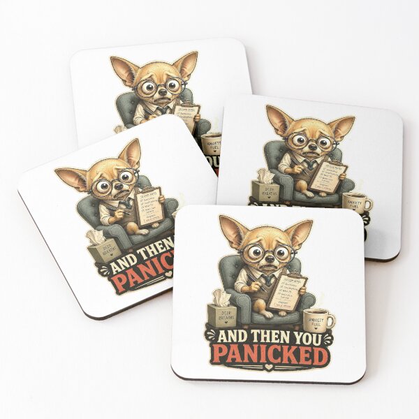Item preview, Funny Anxiety Gift Overthinker Chihuahua Therapist designed and sold by Gentlestate.