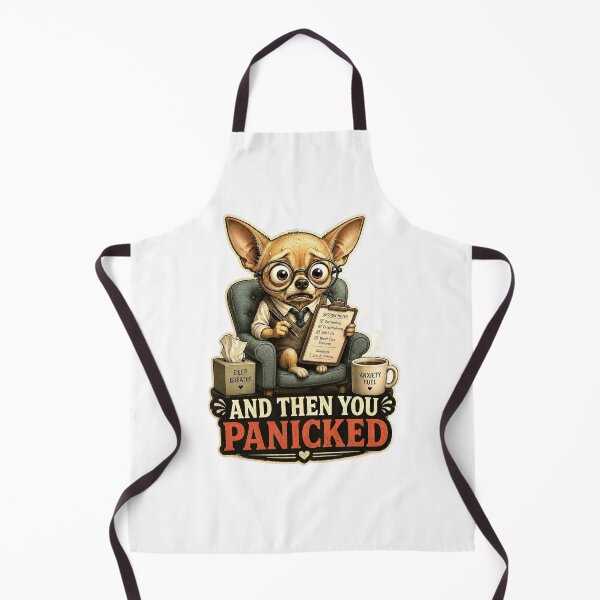 Item preview, Funny Anxiety Gift Overthinker Chihuahua Therapist designed and sold by Gentlestate.