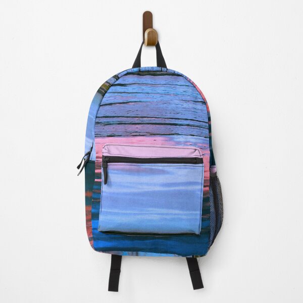 Item preview, Pink Sunset Reflections Over Dark Blue Ocean Abstract designed and sold by DEC02.