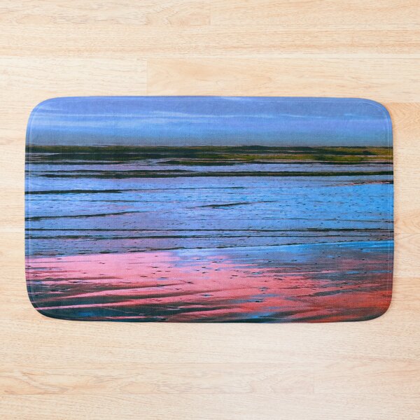 Item preview, Pink Sunset Reflections Over Dark Blue Ocean Abstract designed and sold by DEC02.