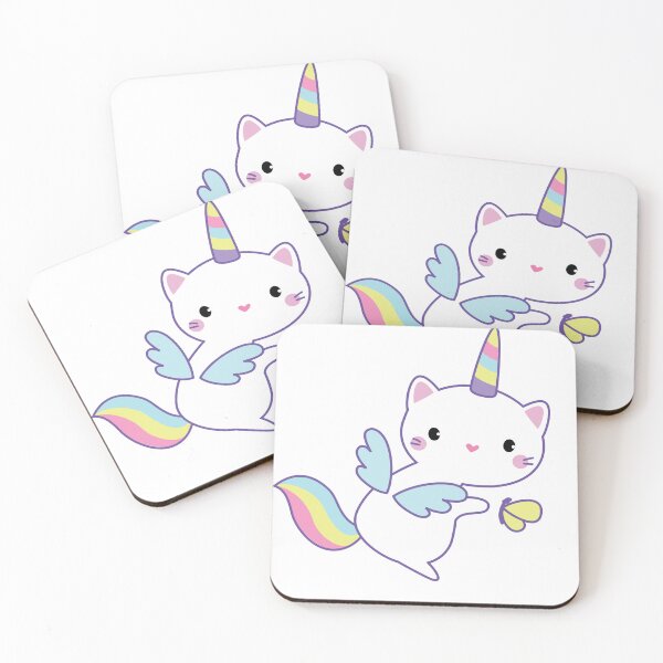 Item preview, Rainbow Unicorn Cat (Caticorn) Cute Retro llustration designed and sold by thelivingrp.
