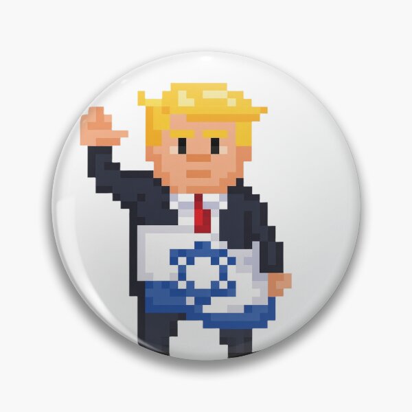 Item preview, donald trump with israel flag designed and sold by captclarks.