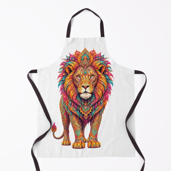 Item preview, Majestic Psychedelic Lion designed and sold by syotos-ai.