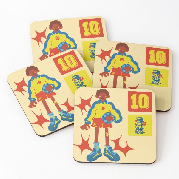 Item preview, Soccer Character Retro Number 10 Mascot designed and sold by Oniyasha.