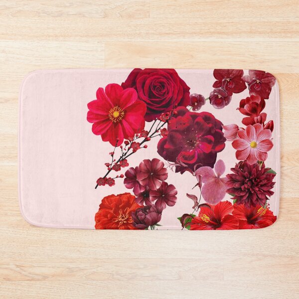 Item preview, Red Floral Pattern designed and sold by Palette & Hue.