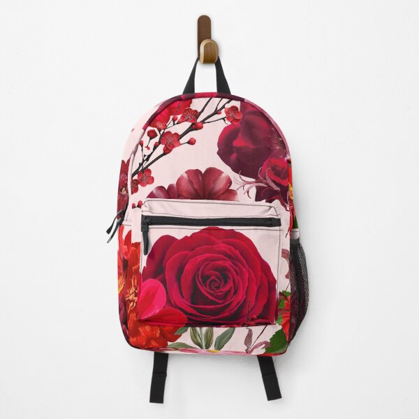 Item preview, Red Floral Pattern designed and sold by Palette & Hue.
