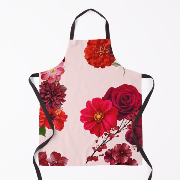 Item preview, Red Floral Pattern designed and sold by Palette & Hue.