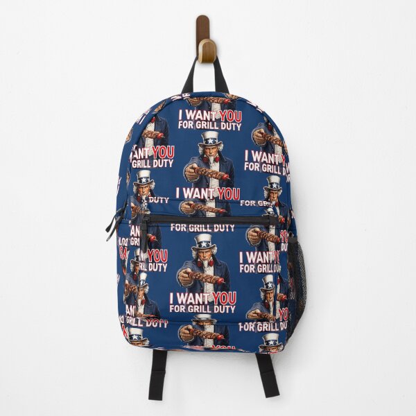 Item preview, Funny BBQ Grill Master Patriotic Uncle Sam designed and sold by TheTrendsDesk.