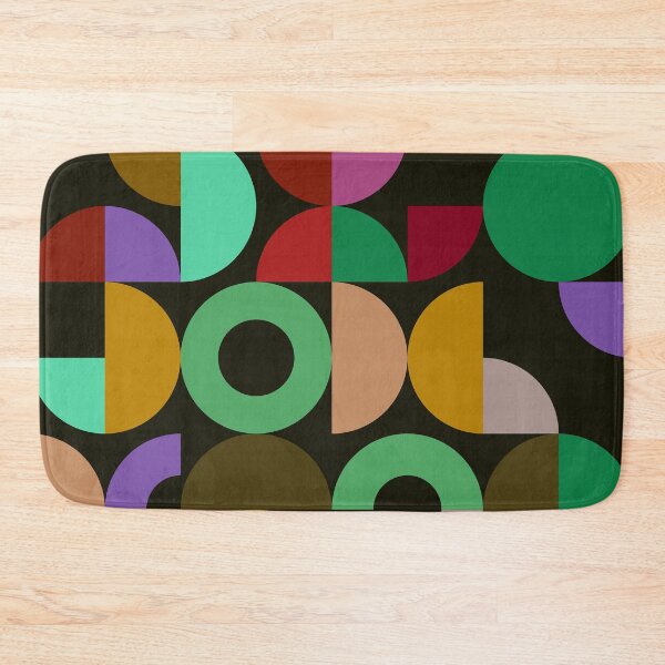 Item preview, Mid-Century Mod Bauhaus Retro Colorful Abstract Circles designed and sold by DEC02.