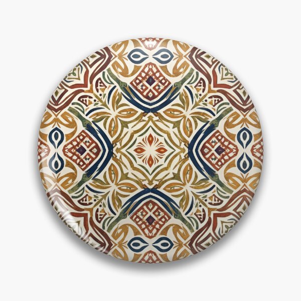 Item preview, Elegance of Retro Earthy Ornamental Seamless Pattern designed and sold by crackerflake.