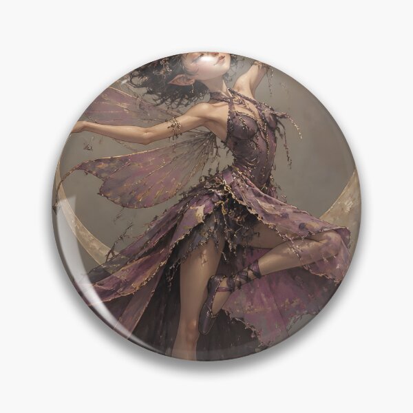 Item preview, Moon Fairy Dancing in Purple Light designed and sold by sigmaartstudio.