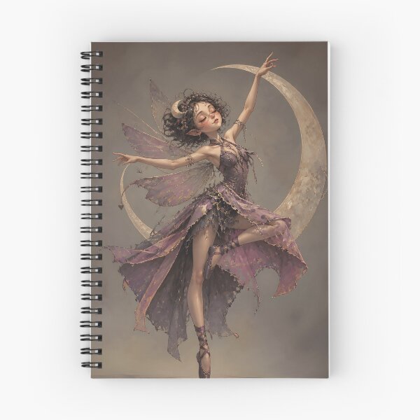 Item preview, Moon Fairy Dancing in Purple Light designed and sold by sigmaartstudio.