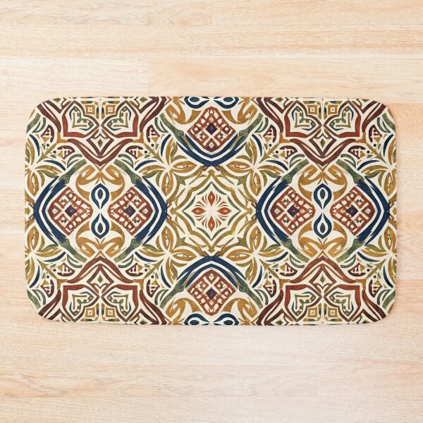 Item preview, Elegance of Retro Earthy Ornamental Seamless Pattern designed and sold by crackerflake.