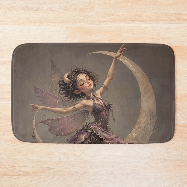 Item preview, Moon Fairy Dancing in Purple Light designed and sold by sigmaartstudio.