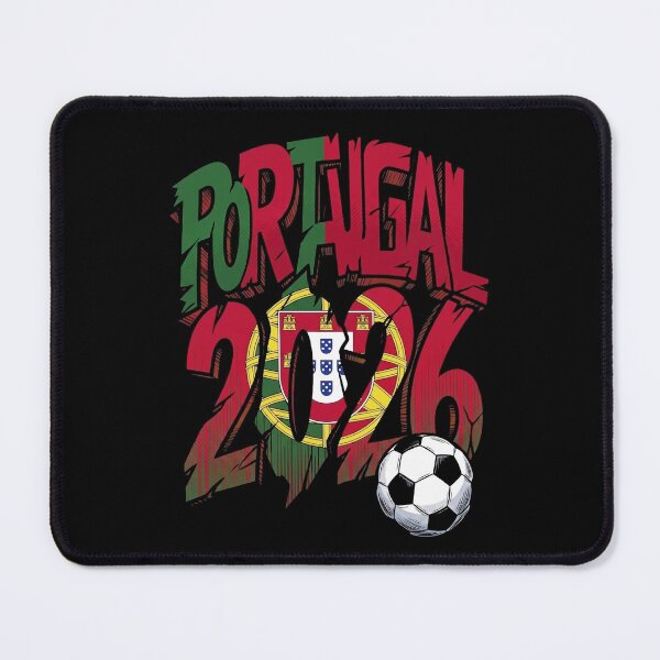 Item preview, Portugal 2026 Distressed Soccer Fan National Flag Shield designed and sold by Vermanartist.