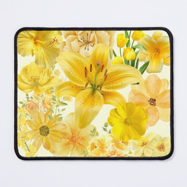 Item preview, Yellow Floral Pattern designed and sold by Palette & Hue.