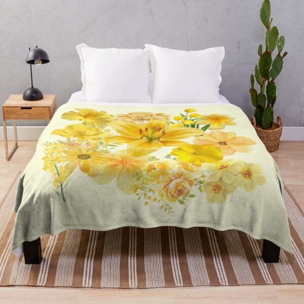 Item preview, Yellow Floral Pattern designed and sold by KayeSystems.