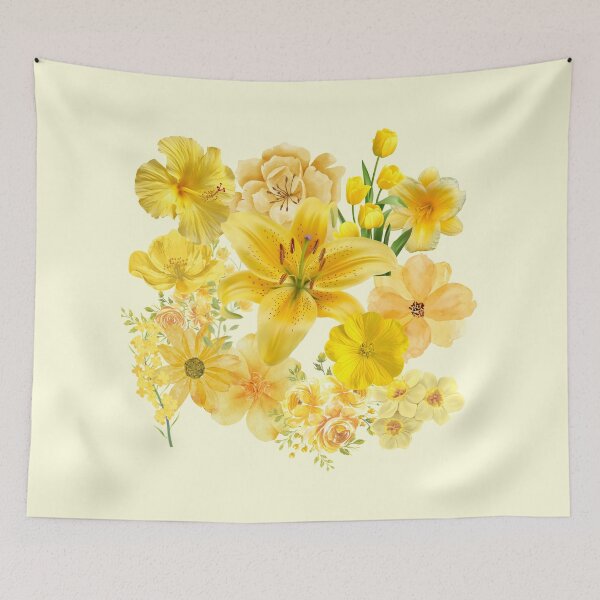 Item preview, Yellow Floral Pattern designed and sold by KayeSystems.
