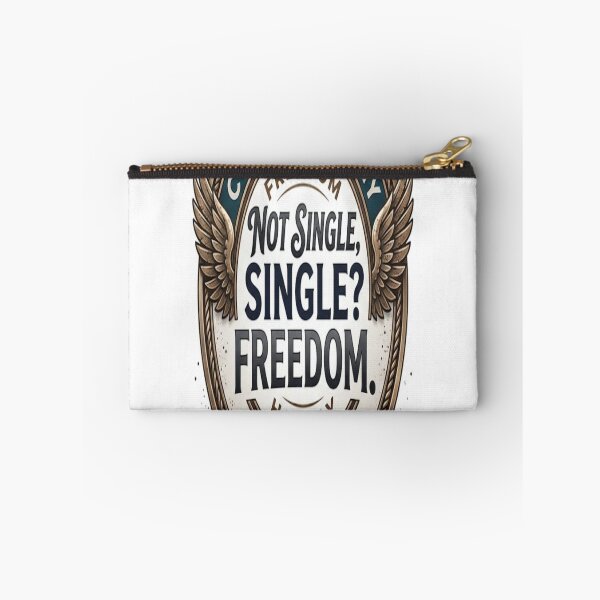 Item preview, Happily Committed to My Freedom Badge Design designed and sold by Csaba1983.