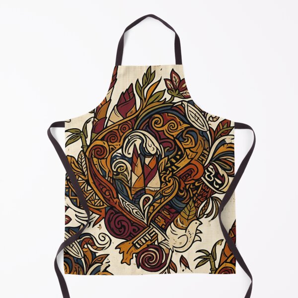 Item preview, Vintage Moroccan Bohemian Geometric Floral Retro Terracotta Art Pattern designed and sold by crackerflake.