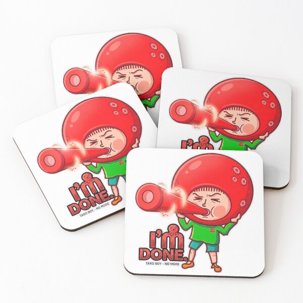 Item preview, Tako Boy: I'm Done - Funny Octopus Boy designed and sold by Surreal Characters & Cute Pups.