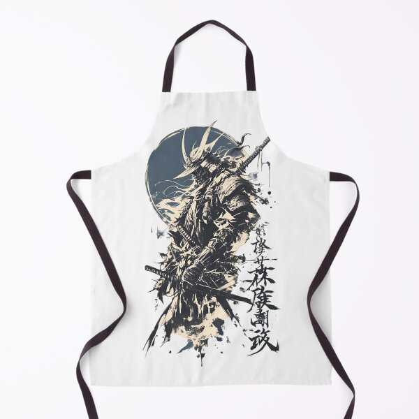 Item preview, Shadow Samurai Warrior Ink Art | Japanese Ronin Swordfighter Vintage Brush Design designed and sold by Dyan4.