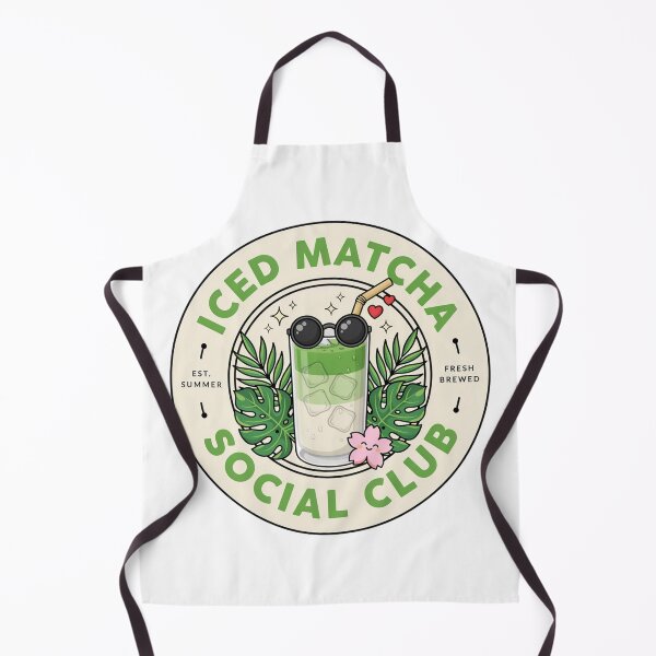 Item preview, Iced Matcha Social Club – Cute Summer Matcha Latte Lover Aesthetic Design designed and sold by ArcticFoxStudio.