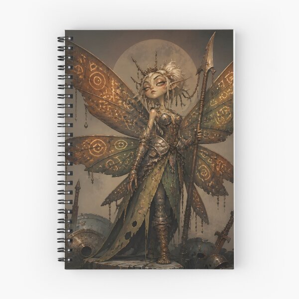 Item preview, Elven Warrior Fairy with Rune Wings designed and sold by sigmaartstudio.