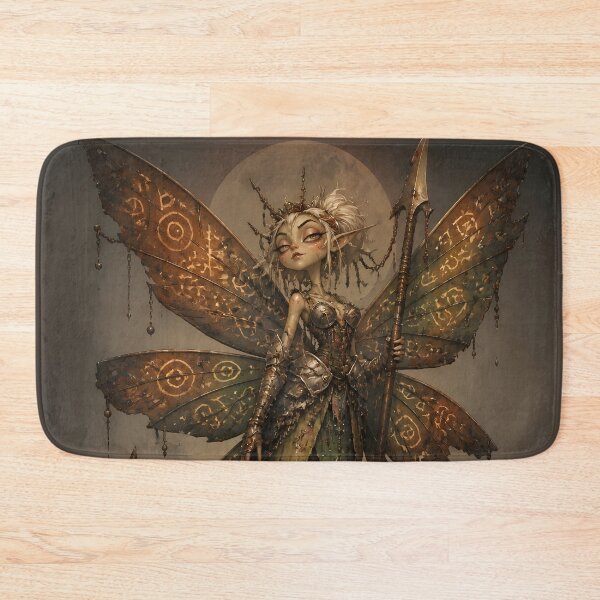 Item preview, Elven Warrior Fairy with Rune Wings designed and sold by sigmaartstudio.