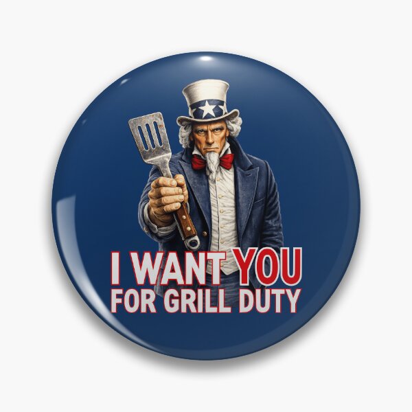 Item preview, Uncle Sam Grill Master Patriotic BBQ Americana designed and sold by TheTrendsDesk.