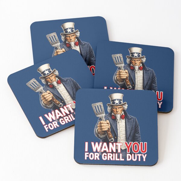 Item preview, Uncle Sam Grill Master Patriotic BBQ Americana designed and sold by TheTrendsDesk.