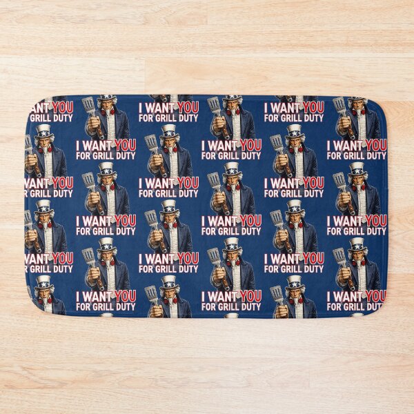 Item preview, Uncle Sam Grill Master Patriotic BBQ Americana designed and sold by TheTrendsDesk.