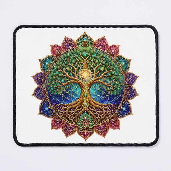 Item preview, Jeweled Tree Of Life designed and sold by syotos-ai.
