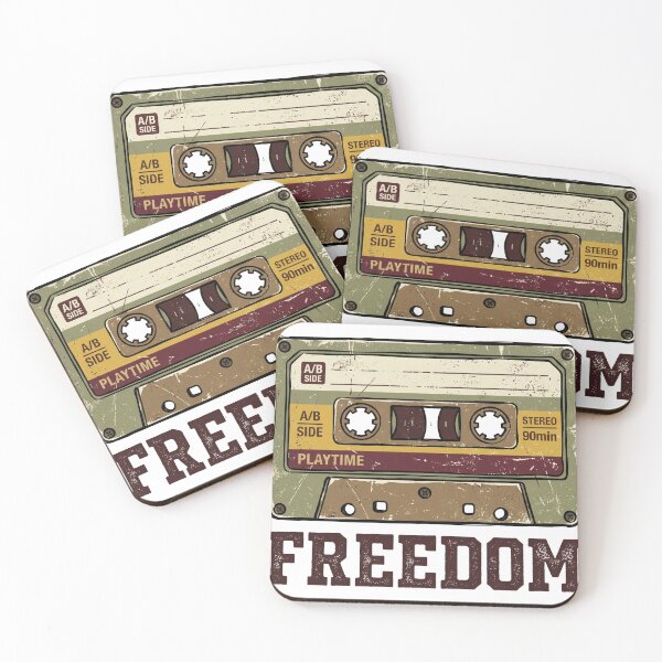 Item preview, Retro Cassette Freedom designed and sold by pictranoosa.