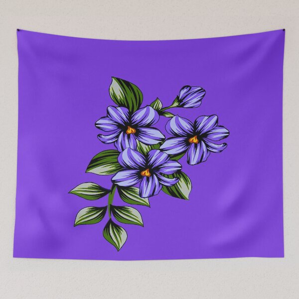 Item preview, Purple Flowers designed and sold by ViaARTfactory.