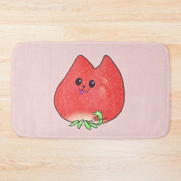 Item preview, Starwberrey kitten Kawaii handpainted designed and sold by AK-Hevonen.