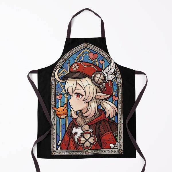 Item preview, Klee Genshin Impact Clover Stained Glass Adventure Spark designed and sold by mildaclairmo.