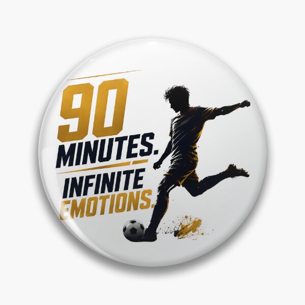 Item preview, 90 Minutes Infinite Emotions | Soccer Football Fan Design designed and sold by TrueArtVibes.