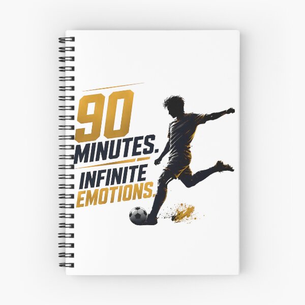 Item preview, 90 Minutes Infinite Emotions | Soccer Football Fan Design designed and sold by TrueArtVibes.