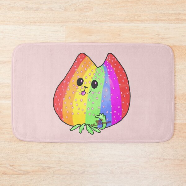 Item preview, Starwberrey kitten Kawaii handpainted designed and sold by AK-Hevonen.