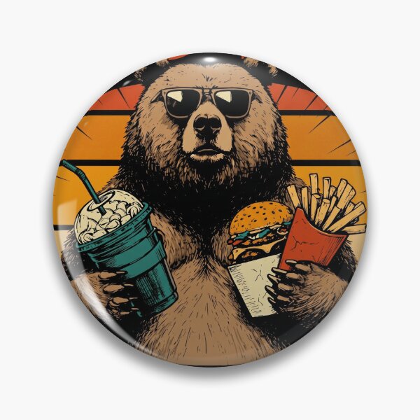 Item preview, Funny Dad Tax Bear Making Sure Its Not Poison Retro Sunset designed and sold by Vermanartist.