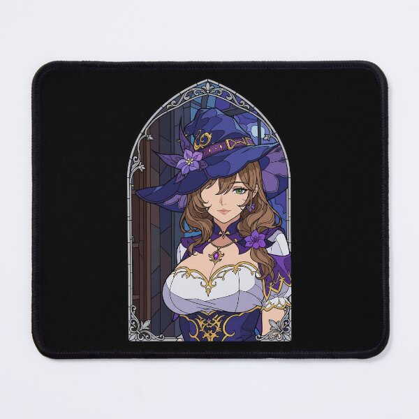 Item preview, Lisa Genshin Impact Elegant Witch Stained Glass Look designed and sold by mildaclairmo.