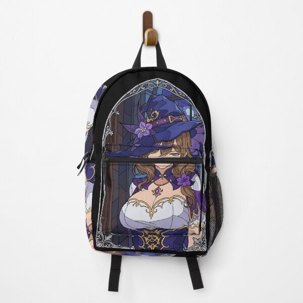 Item preview, Lisa Genshin Impact Elegant Witch Stained Glass Look designed and sold by mildaclairmo.