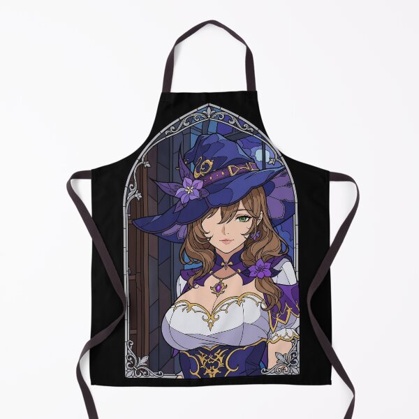 Item preview, Lisa Genshin Impact Elegant Witch Stained Glass Look designed and sold by mildaclairmo.