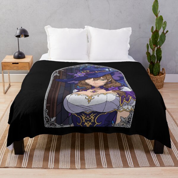 Item preview, Lisa Genshin Impact Elegant Witch Stained Glass Look designed and sold by mildaclairmo.