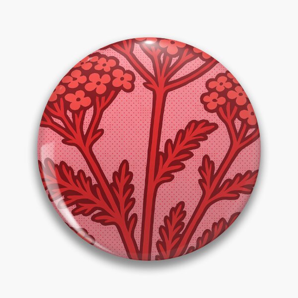 Item preview, Retro Pop Art Poster Illustration of Yarrow Flowers | Bold Herbal Botanical Print with Wild Meadow Blooms & Vintage Naturalist Aesthetic | Cottagecore Wall Art Decor designed and sold by PaintedPixels01.