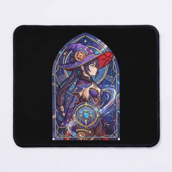 Item preview, Mona Genshin Impact Starry Astrologer Stained Glass designed and sold by mildaclairmo.