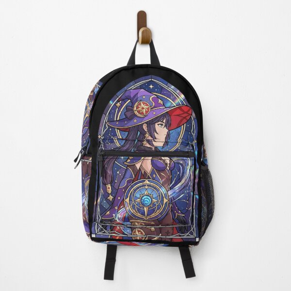 Item preview, Mona Genshin Impact Starry Astrologer Stained Glass designed and sold by mildaclairmo.