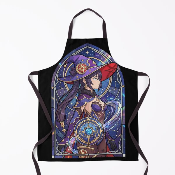 Item preview, Mona Genshin Impact Starry Astrologer Stained Glass designed and sold by mildaclairmo.