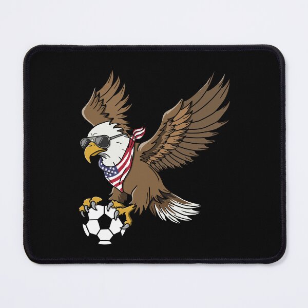 Item preview, Patriotic USA Eagle Soccer Player with Sunglasses designed and sold by shopdiego.